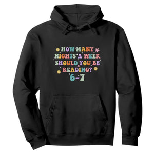 67 Six Seven Meme Hoodie Funny Reading Book Lover TS14 Black Print Your Wear