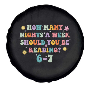 67 Six Seven Meme Spare Tire Cover Funny Reading Book Lover TS14 Print Your Wear