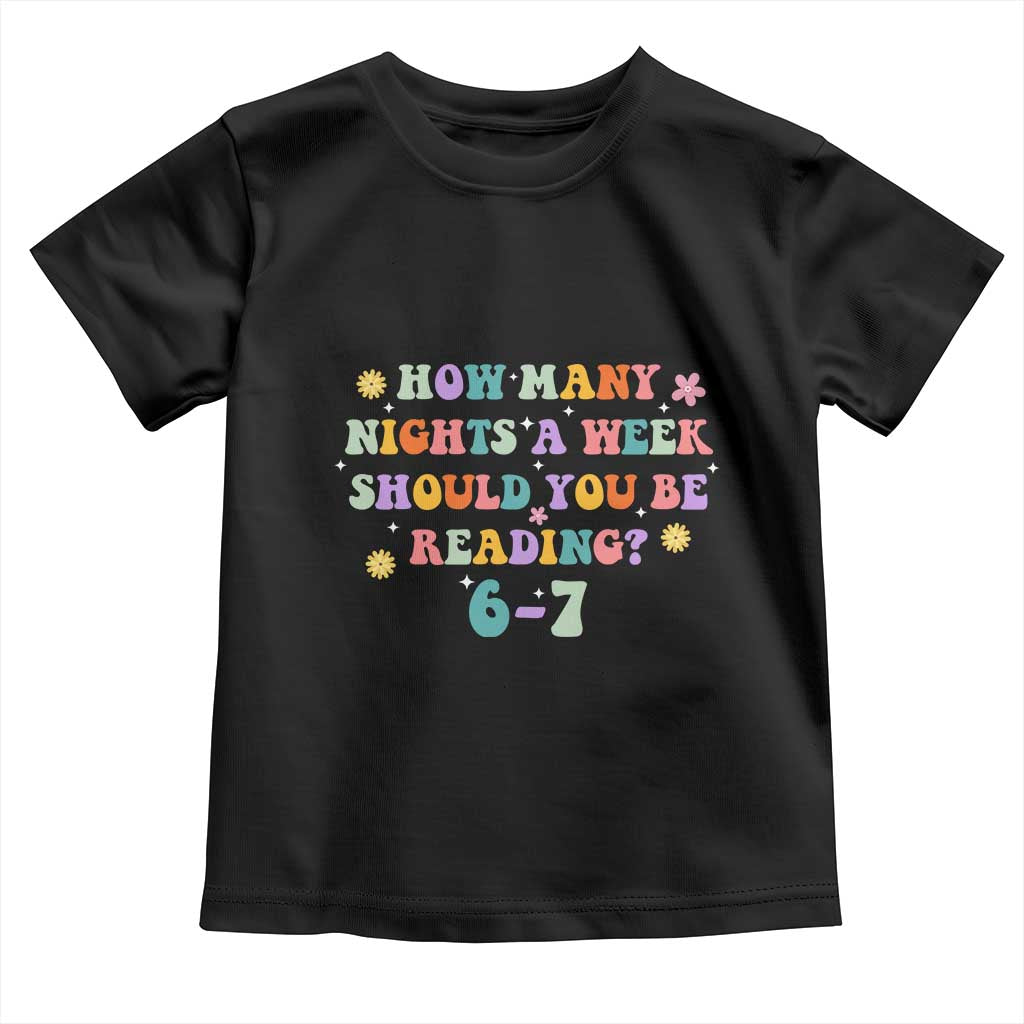 67 Six Seven Meme Toddler T Shirt Funny Reading Book Lover TS14 Black Print Your Wear