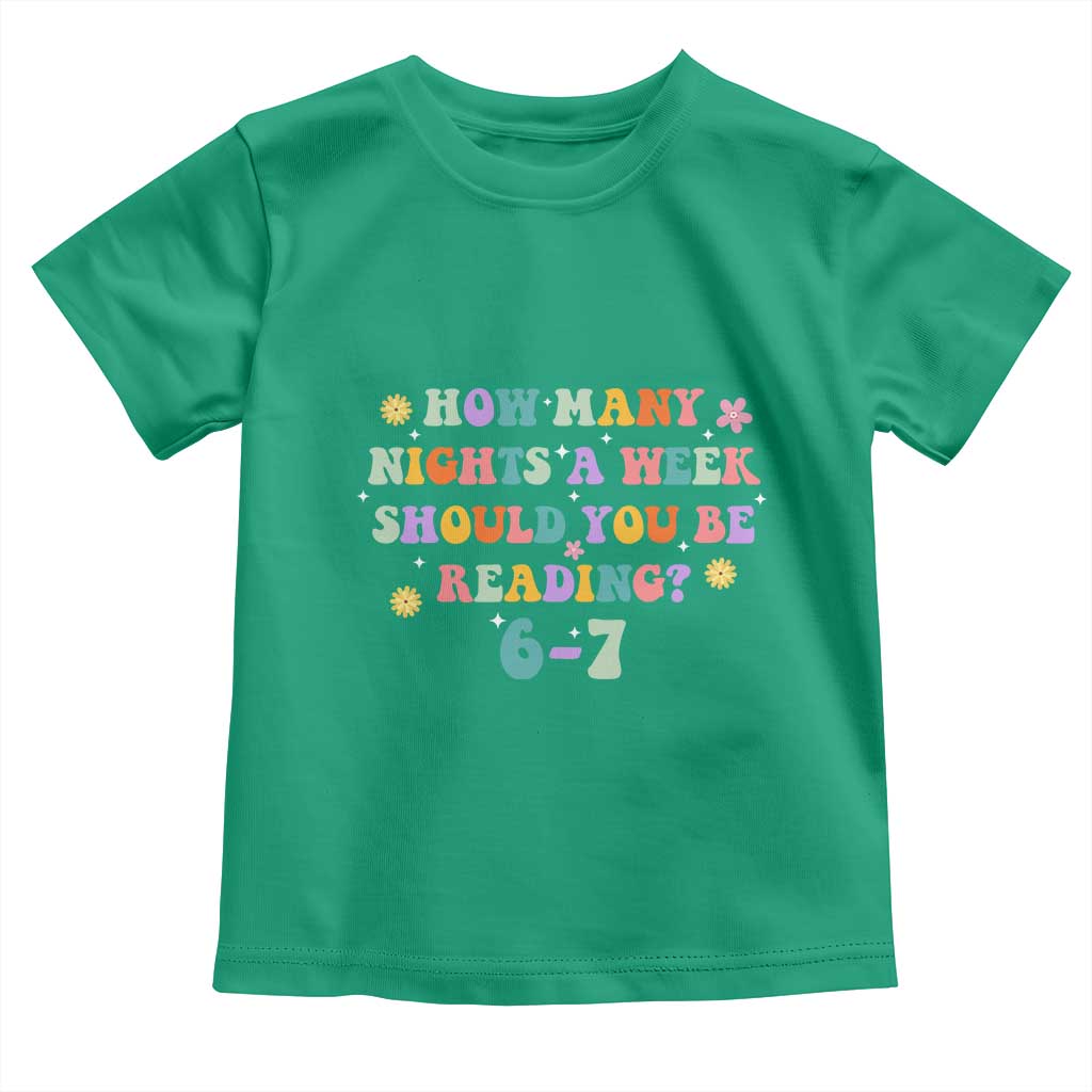 67 Six Seven Meme Toddler T Shirt Funny Reading Book Lover TS14 Irish Green Print Your Wear