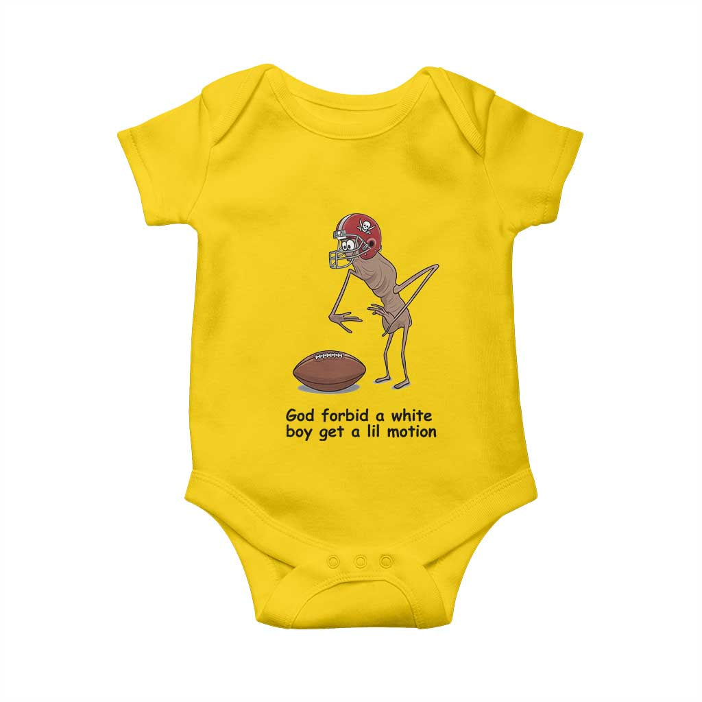 God Forbid a White Boy Get a Lil Motion Baby Onesie Marcus The Worm Robert Meme Funny Internet Quote TS14 Daisy Print Your Wear