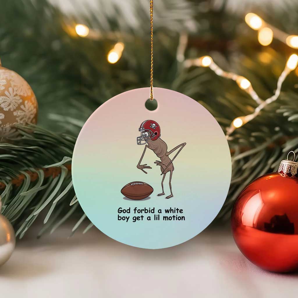 God Forbid a White Boy Get a Lil Motion Ceramic Ornament Marcus The Worm Robert Meme Funny Internet Quote TS14 1pc Pastel Print Your Wear