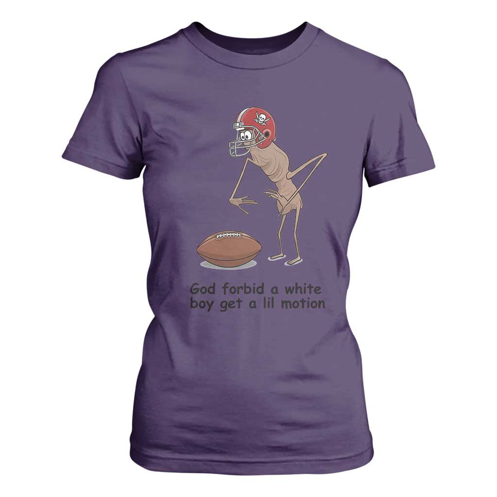 God Forbid a White Boy Get a Lil Motion T Shirt For Women Marcus The Worm Robert Meme Funny Internet Quote TS14 Purple Print Your Wear
