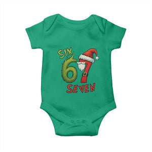 67 Six Seven Christmas Meme Baby Onesie Funny Santa Xmas TS14 Irish Green Print Your Wear