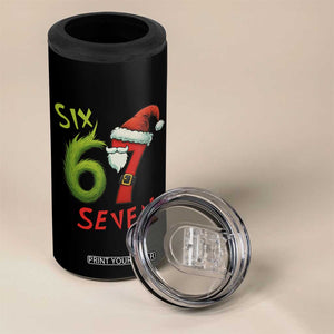 67 Six Seven Christmas Meme 4 in 1 Can Cooler Tumbler Funny Santa Xmas TS14 Print Your Wear