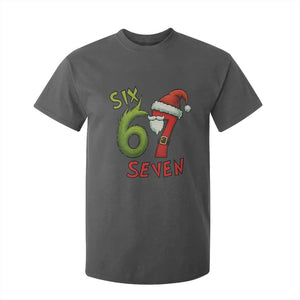 67 Six Seven Christmas Meme T Shirt For Kid Funny Santa Xmas TS14 Dark Heather Print Your Wear