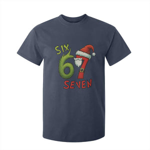 67 Six Seven Christmas Meme T Shirt For Kid Funny Santa Xmas TS14 Navy Print Your Wear