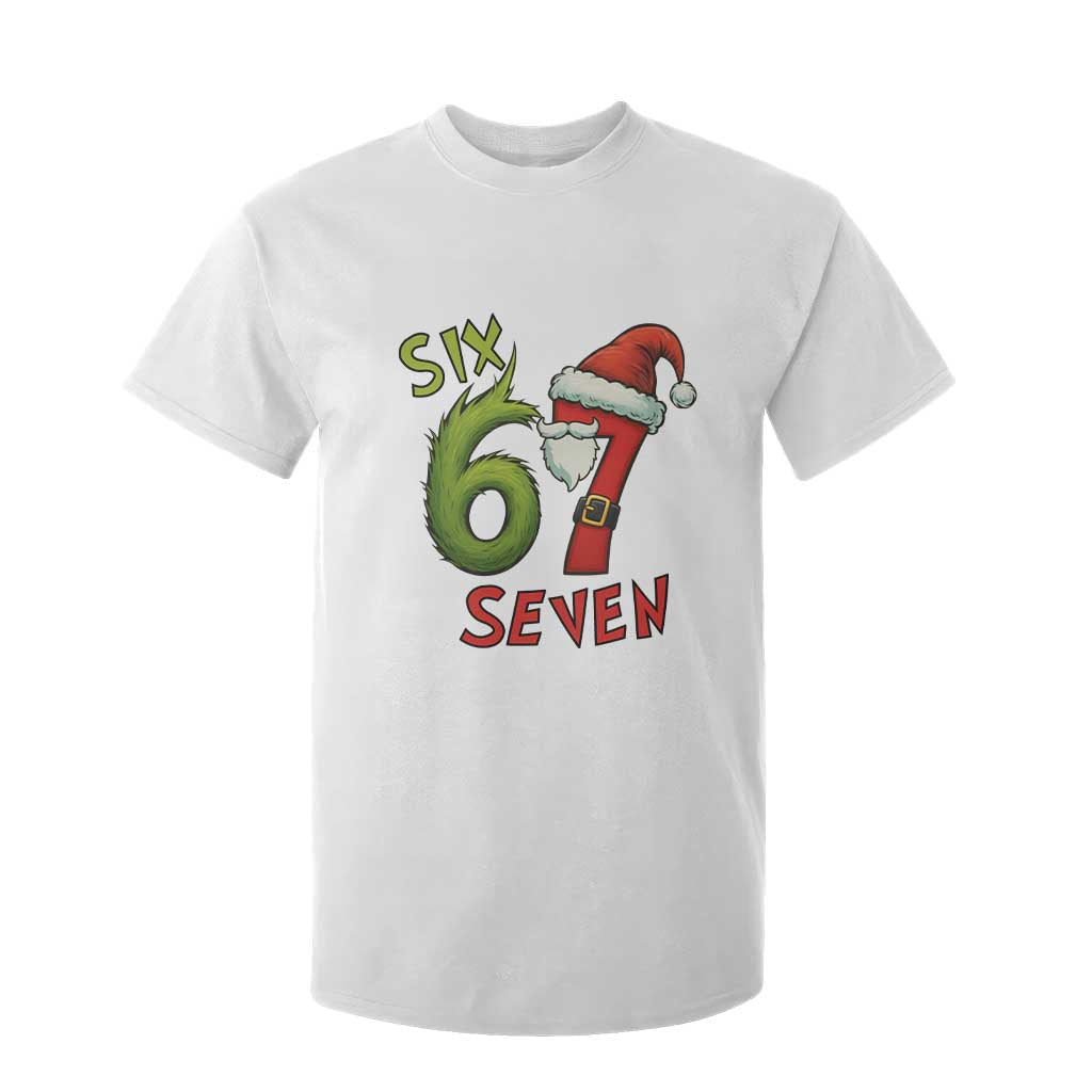 67 Six Seven Christmas Meme T Shirt For Kid Funny Santa Xmas TS14 White Print Your Wear