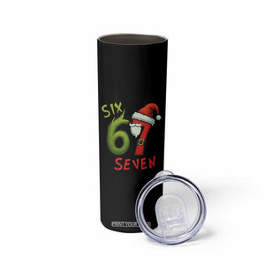 67 Six Seven Christmas Meme Skinny Tumbler Funny Santa Xmas TS14 Print Your Wear