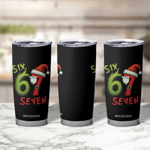 67 Six Seven Christmas Meme Tumbler Cup Funny Santa Xmas TS14 Print Your Wear