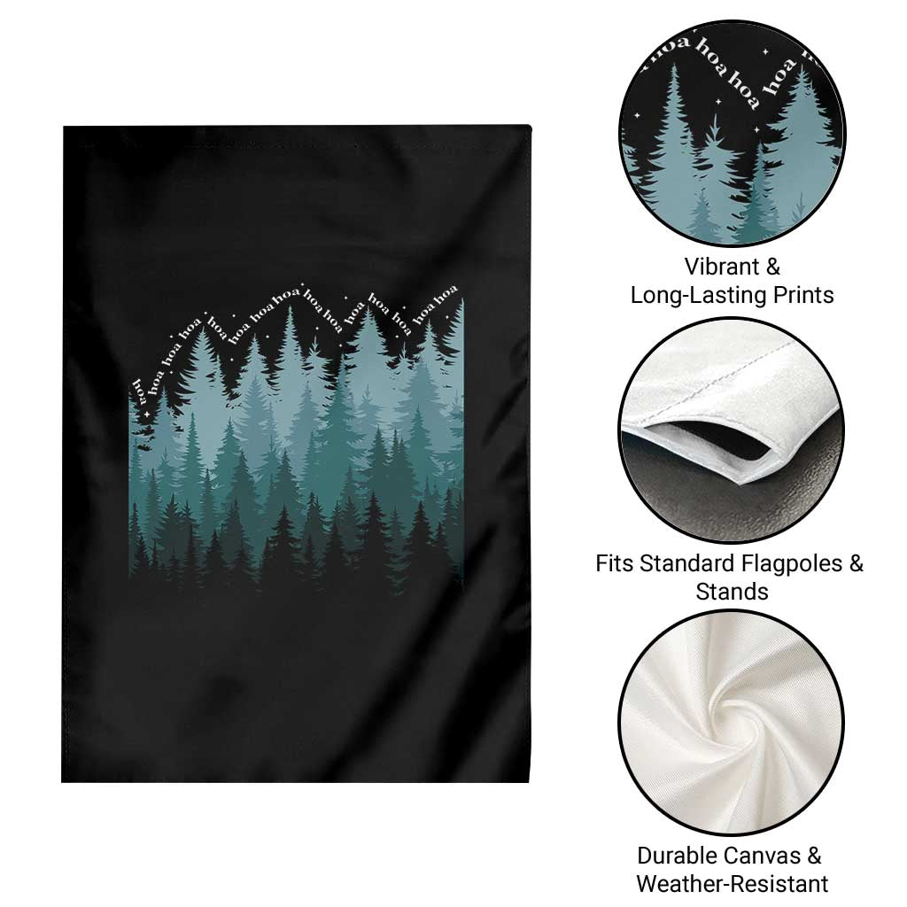 Hoa Hoa Hoa Garden Flag Twilight Lover Pine Forest Cozy TS14 Print Your Wear
