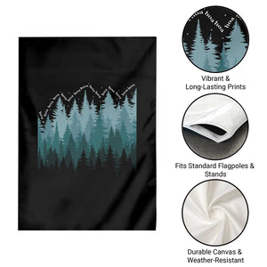 Hoa Hoa Hoa Garden Flag Twilight Lover Pine Forest Cozy TS14 Print Your Wear