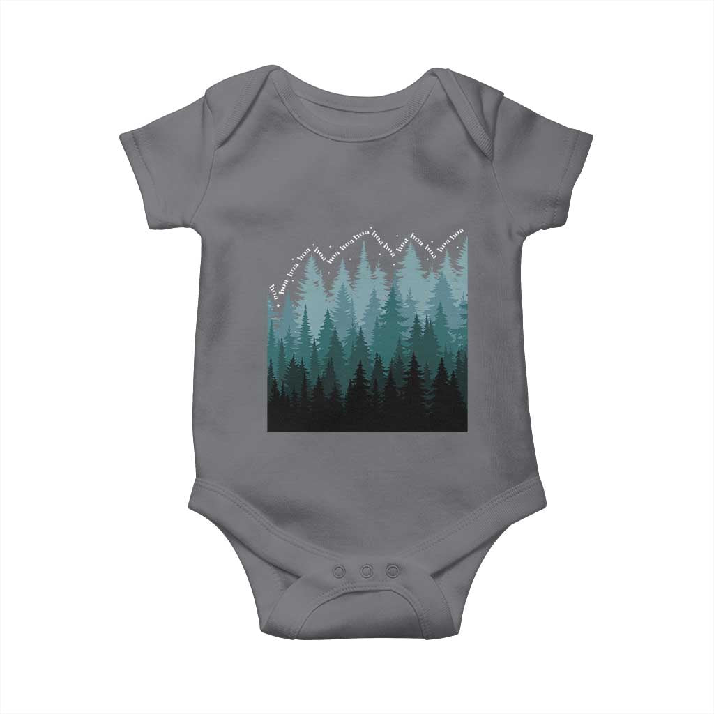 Hoa Hoa Hoa Baby Onesie Twilight Lover Pine Forest Cozy TS14 Charcoal Print Your Wear