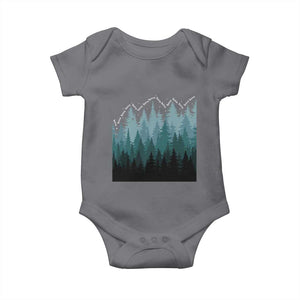 Hoa Hoa Hoa Baby Onesie Twilight Lover Pine Forest Cozy TS14 Charcoal Print Your Wear