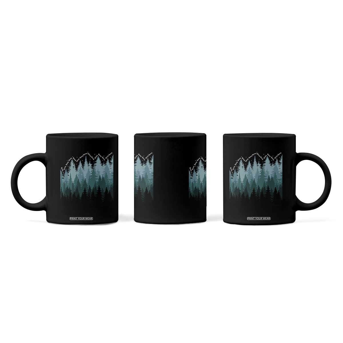 Hoa Hoa Hoa Coffee Mug Twilight Lover Pine Forest Cozy TS14 Print Your Wear