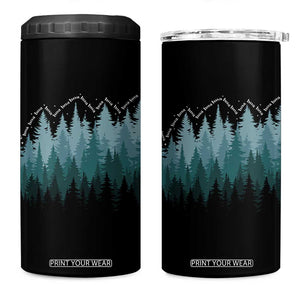 Hoa Hoa Hoa 4 in 1 Can Cooler Tumbler Twilight Lover Pine Forest Cozy TS14 One Size: 16 oz Black Print Your Wear