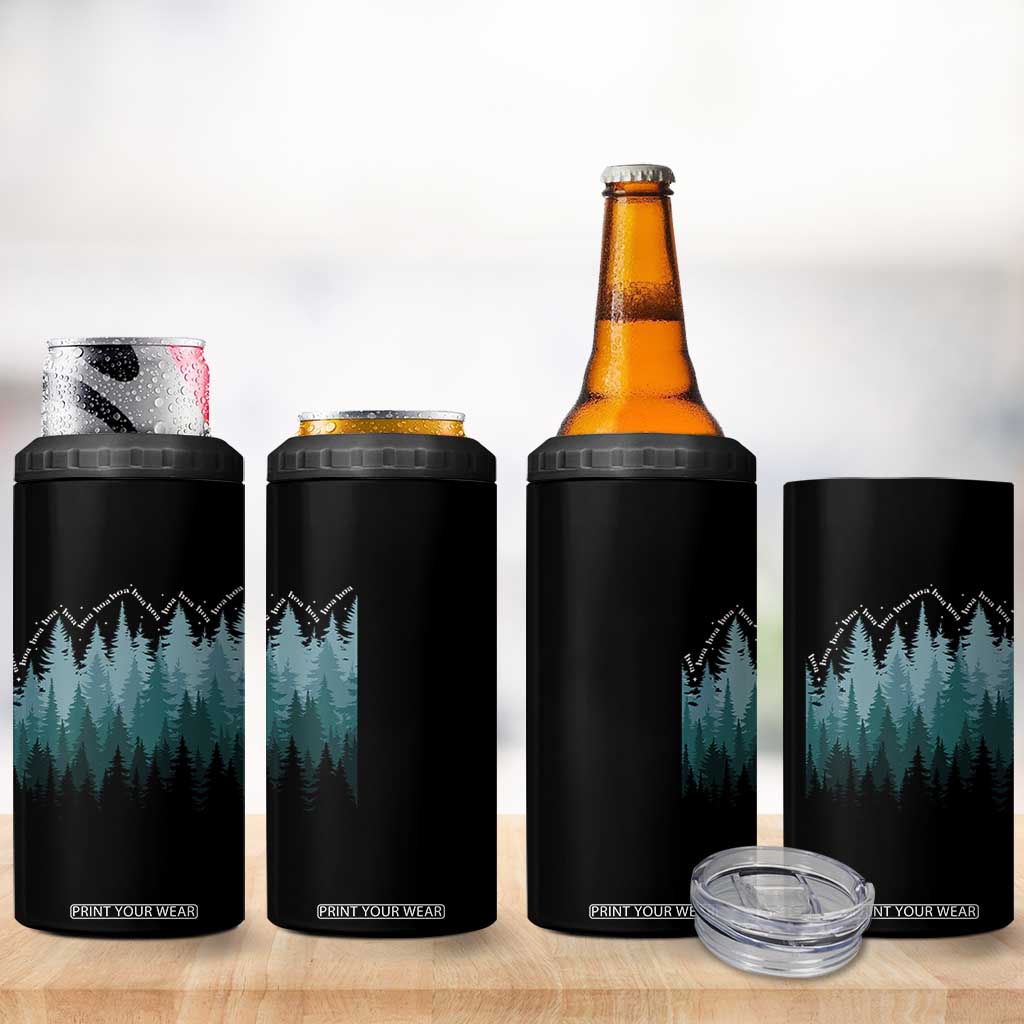 Hoa Hoa Hoa 4 in 1 Can Cooler Tumbler Twilight Lover Pine Forest Cozy TS14 Print Your Wear