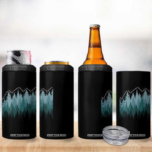 Hoa Hoa Hoa 4 in 1 Can Cooler Tumbler Twilight Lover Pine Forest Cozy TS14 Print Your Wear