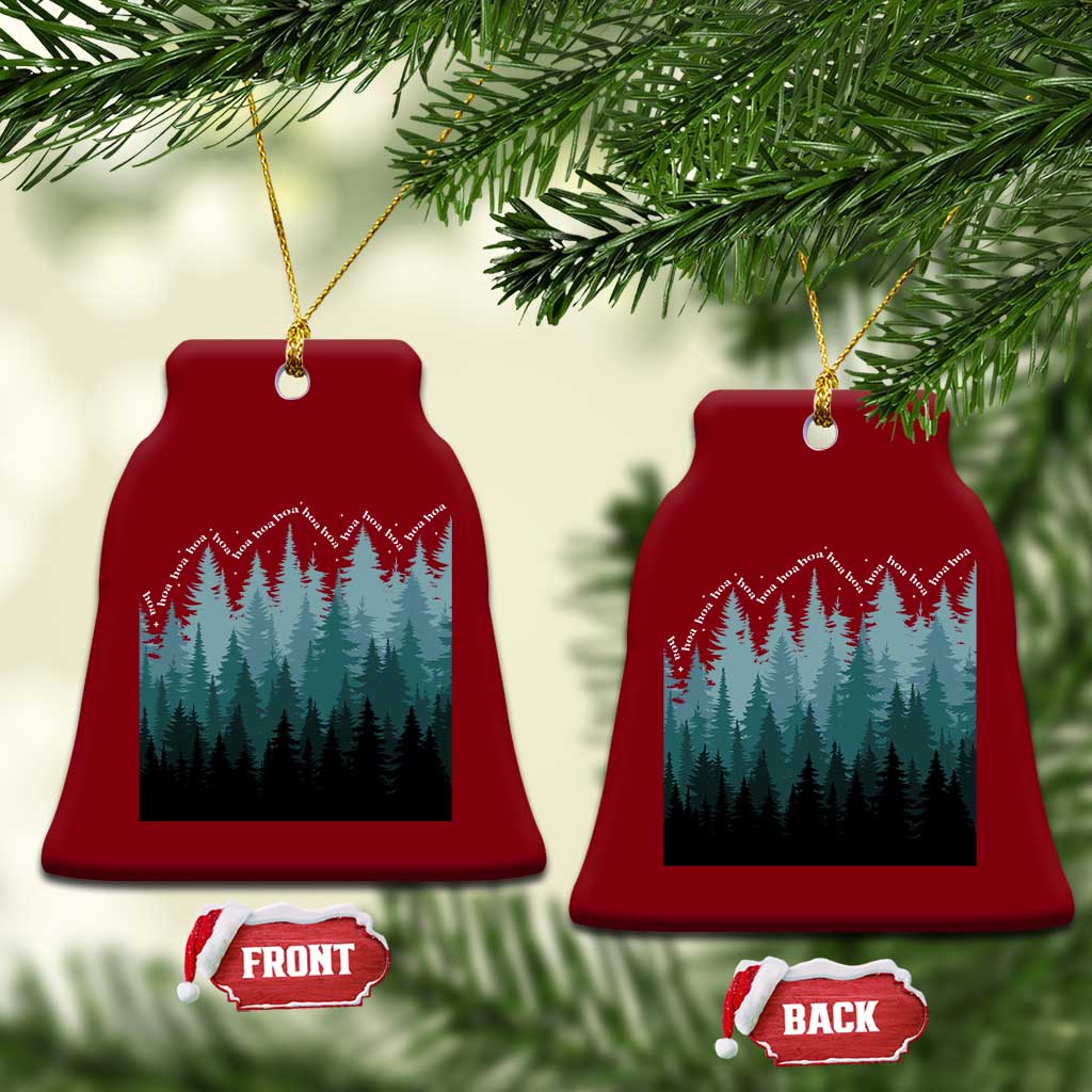 Hoa Hoa Hoa Ceramic Ornament Twilight Lover Pine Forest Cozy TS14 Print Your Wear
