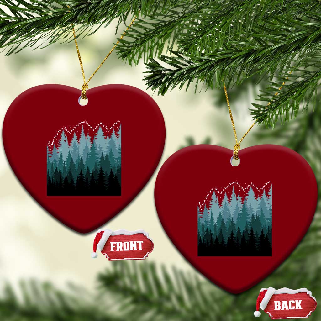 Hoa Hoa Hoa Ceramic Ornament Twilight Lover Pine Forest Cozy TS14 Print Your Wear