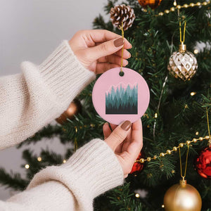 Hoa Hoa Hoa Ceramic Ornament Twilight Lover Pine Forest Cozy TS14 1pc Light Pink Print Your Wear