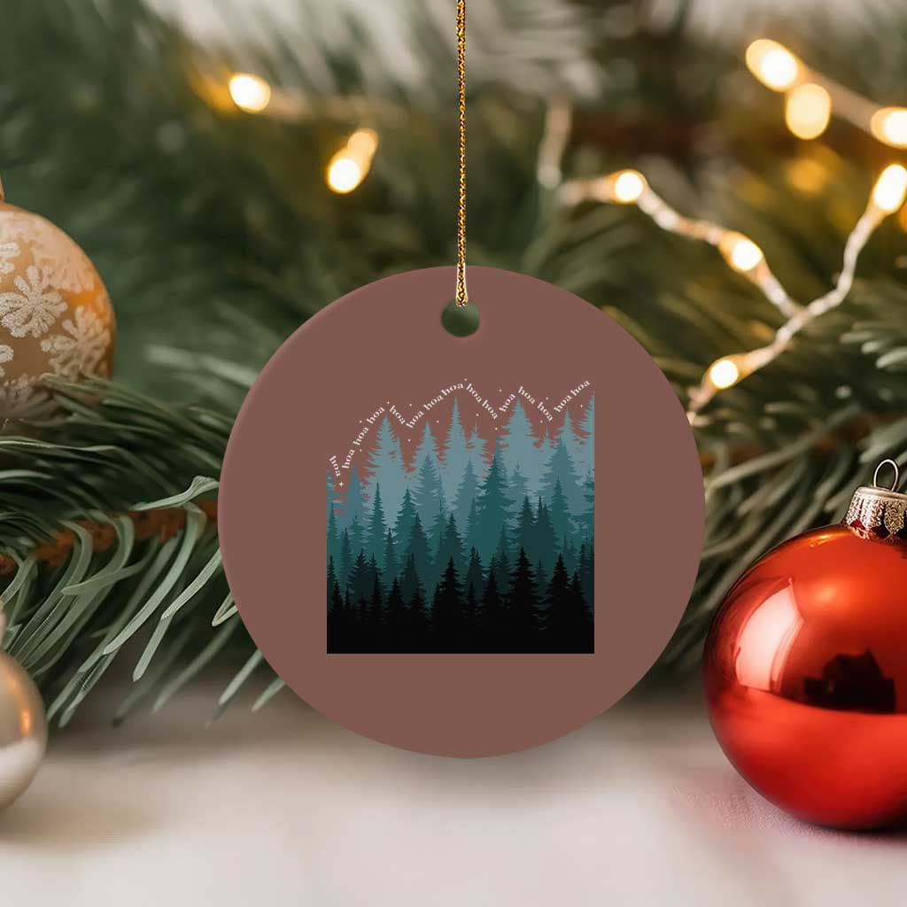 Hoa Hoa Hoa Ceramic Ornament Twilight Lover Pine Forest Cozy TS14 1pc Mocha Print Your Wear