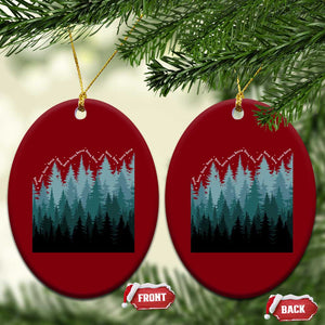 Hoa Hoa Hoa Ceramic Ornament Twilight Lover Pine Forest Cozy TS14 Print Your Wear