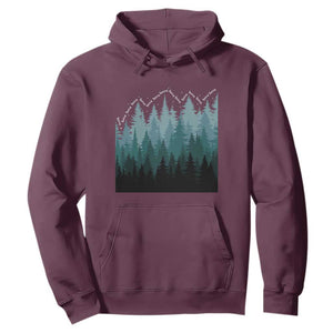 Hoa Hoa Hoa Hoodie Twilight Lover Pine Forest Cozy TS14 Maroon Print Your Wear