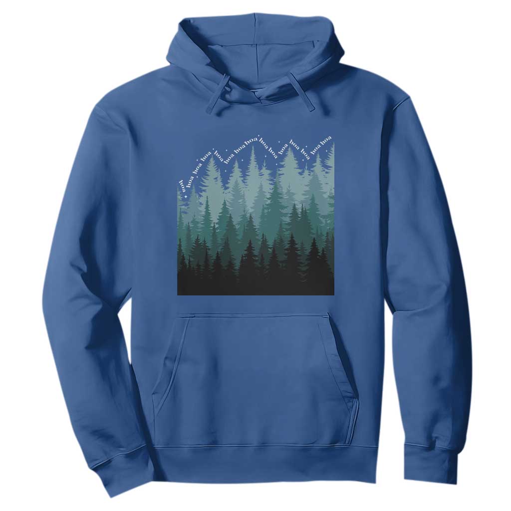 Hoa Hoa Hoa Hoodie Twilight Lover Pine Forest Cozy TS14 Royal Blue Print Your Wear