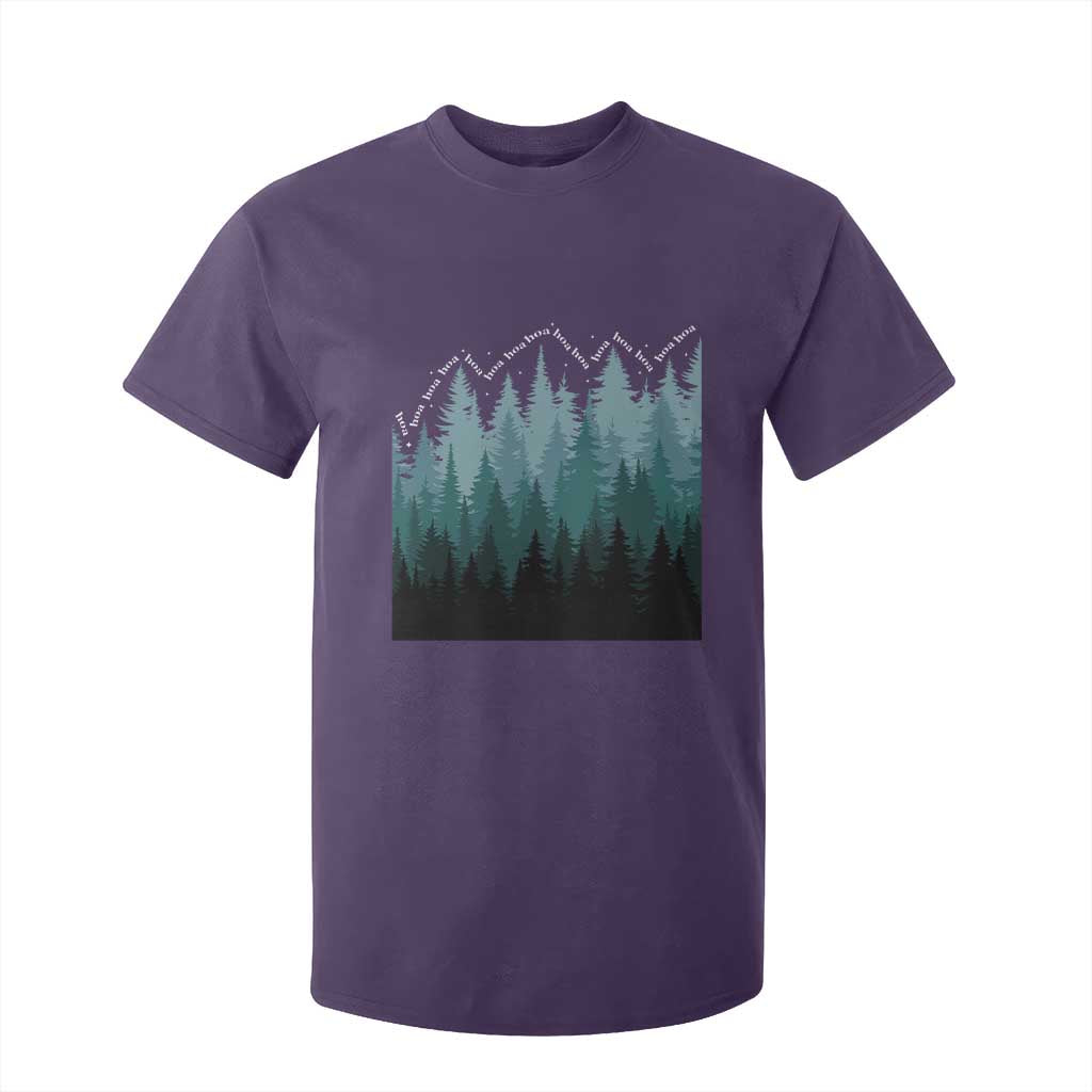 Hoa Hoa Hoa T Shirt For Kid Twilight Lover Pine Forest Cozy TS14 Purple Print Your Wear