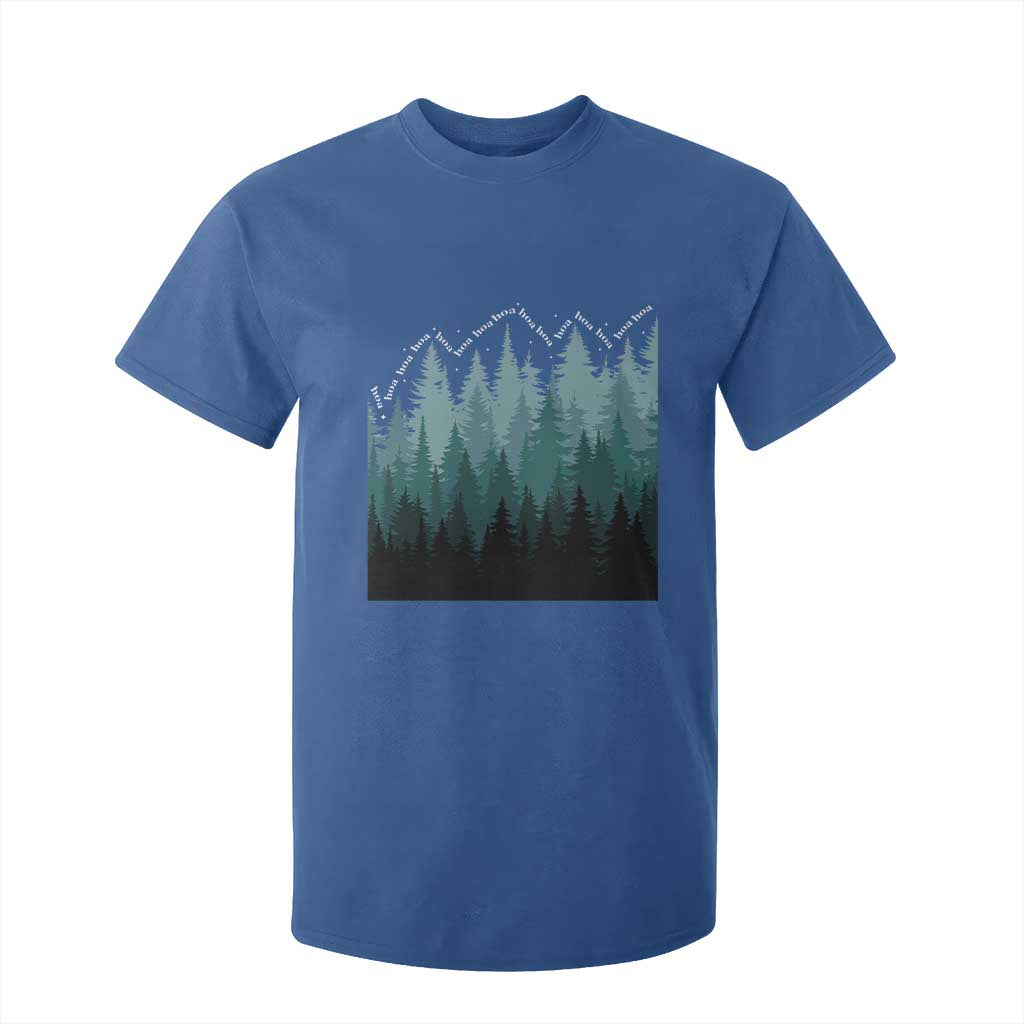 Hoa Hoa Hoa T Shirt For Kid Twilight Lover Pine Forest Cozy TS14 Royal Blue Print Your Wear