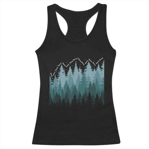 Hoa Hoa Hoa Racerback Tank Top Twilight Lover Pine Forest Cozy TS14 Black Print Your Wear