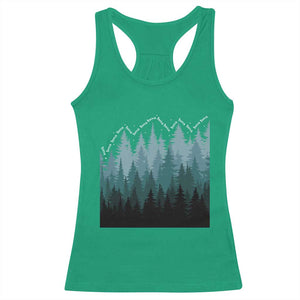 Hoa Hoa Hoa Racerback Tank Top Twilight Lover Pine Forest Cozy TS14 Irish Green Print Your Wear
