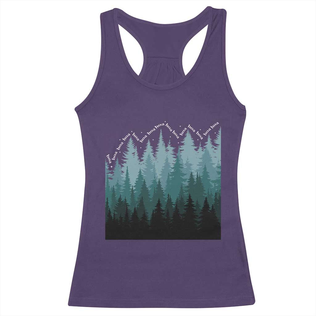 Hoa Hoa Hoa Racerback Tank Top Twilight Lover Pine Forest Cozy TS14 Purple Print Your Wear