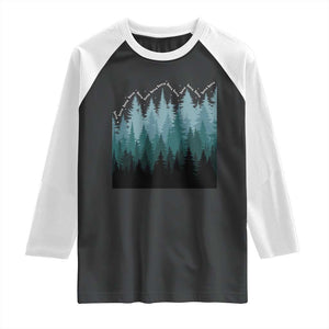 Hoa Hoa Hoa Raglan Shirt Twilight Lover Pine Forest Cozy TS14 Black White Print Your Wear