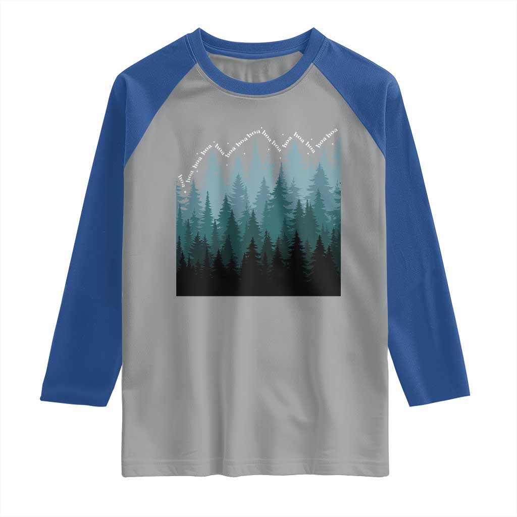 Hoa Hoa Hoa Raglan Shirt Twilight Lover Pine Forest Cozy TS14 Sport Gray Royal Print Your Wear
