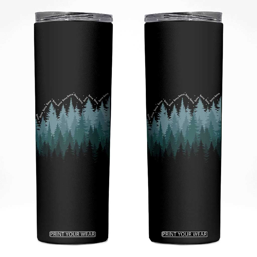 Hoa Hoa Hoa Skinny Tumbler Twilight Lover Pine Forest Cozy TS14 Black Print Your Wear