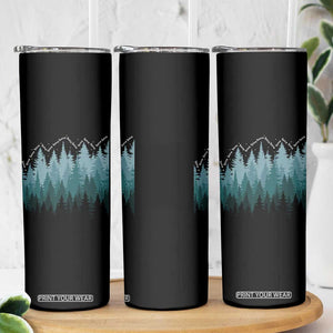 Hoa Hoa Hoa Skinny Tumbler Twilight Lover Pine Forest Cozy TS14 Print Your Wear