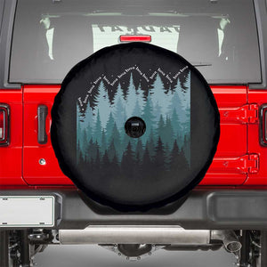 Hoa Hoa Hoa Spare Tire Cover Twilight Lover Pine Forest Cozy TS14 Black Print Your Wear