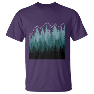 Hoa Hoa Hoa T Shirt Twilight Lover Pine Forest Cozy TS14 Purple Print Your Wear