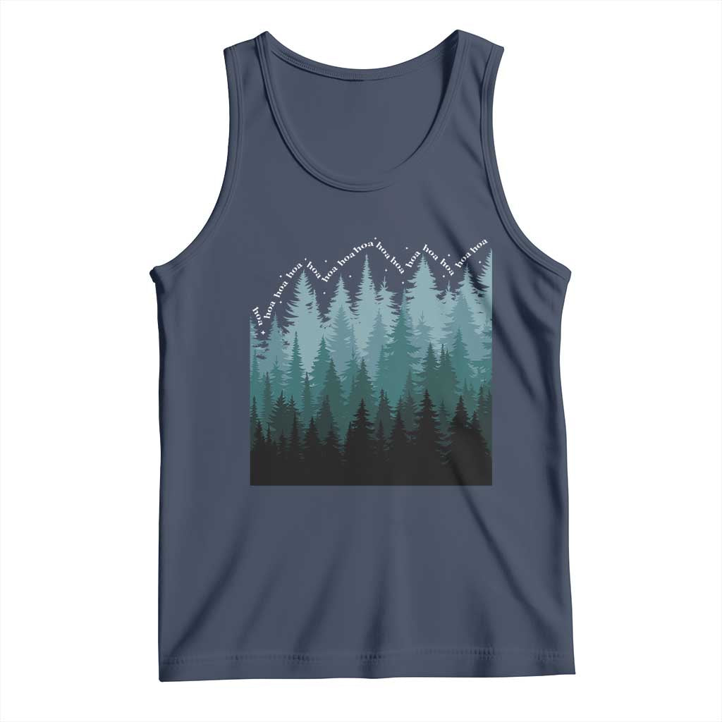 Hoa Hoa Hoa Tank Top Twilight Lover Pine Forest Cozy TS14 Navy Print Your Wear