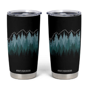 Hoa Hoa Hoa Tumbler Cup Twilight Lover Pine Forest Cozy TS14 Black Print Your Wear