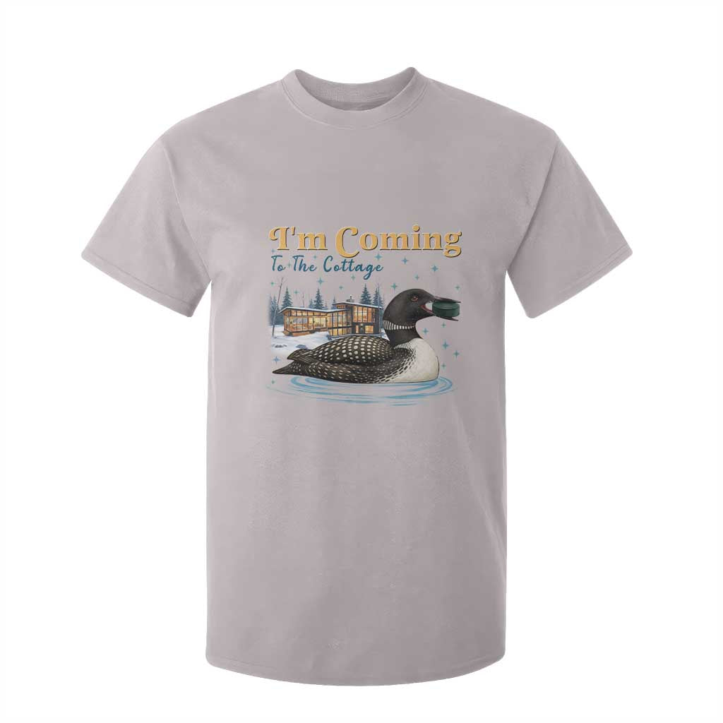I Am Coming To The Cottage T Shirt For Kid Stupid Canadian Wolf Bird TS14 Ice Gray Print Your Wear