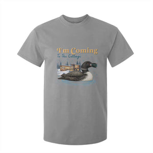 I Am Coming To The Cottage T Shirt For Kid Stupid Canadian Wolf Bird TS14 Sport Gray Print Your Wear