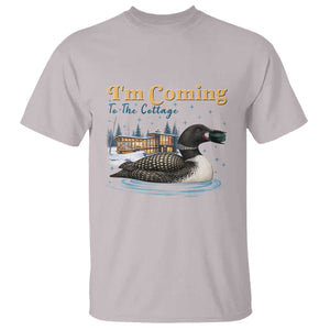 I Am Coming To The Cottage T Shirt Stupid Canadian Wolf Bird TS14 Ice Gray Print Your Wear