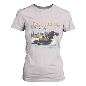 I Am Coming To The Cottage T Shirt For Women Stupid Canadian Wolf Bird TS14 Ice Gray Print Your Wear