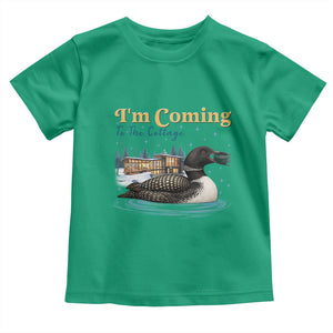 I Am Coming To The Cottage Toddler T Shirt Stupid Canadian Wolf Bird TS14 Irish Green Print Your Wear