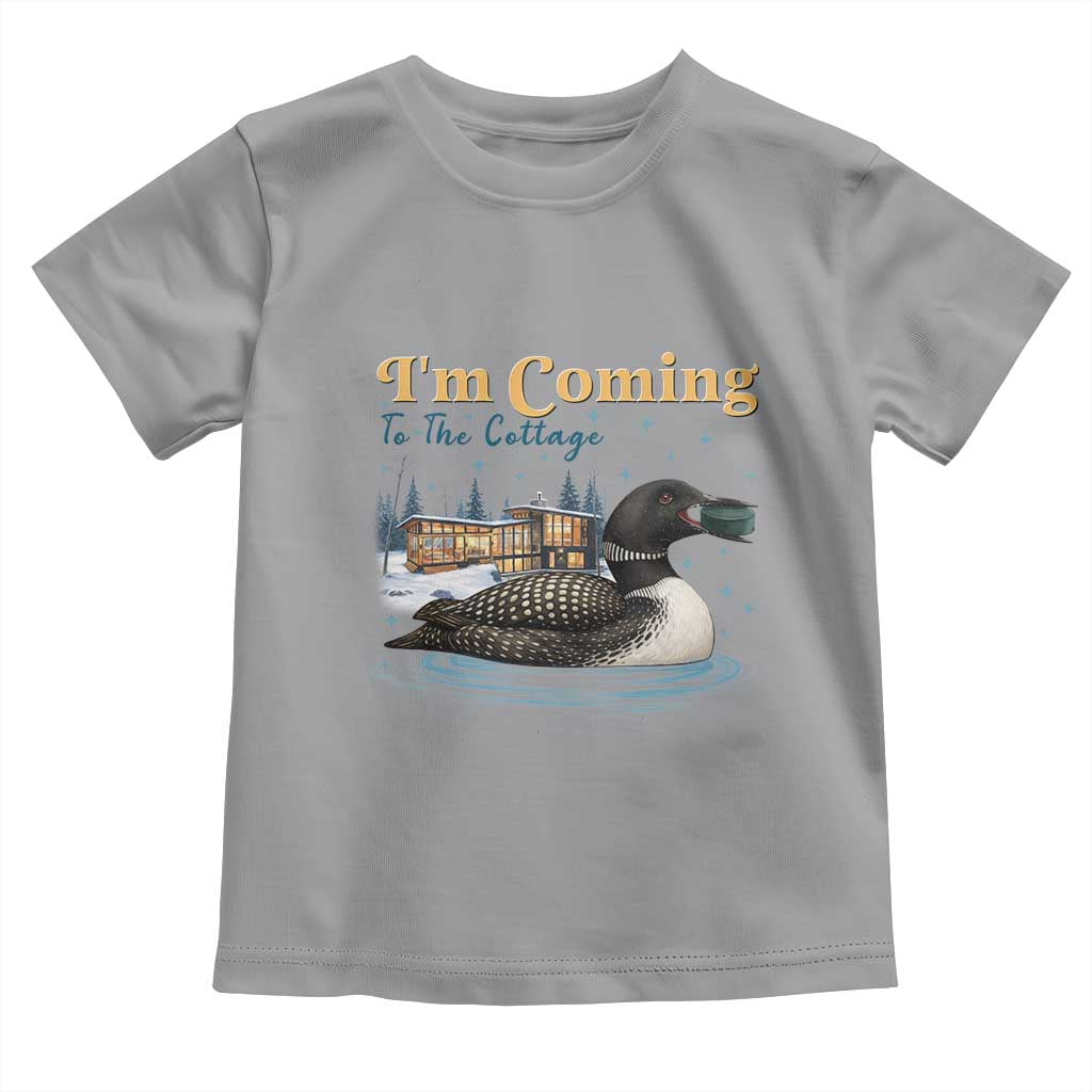 I Am Coming To The Cottage Toddler T Shirt Stupid Canadian Wolf Bird TS14 Sport Gray Print Your Wear
