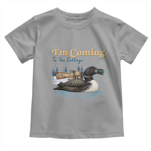 I Am Coming To The Cottage Toddler T Shirt Stupid Canadian Wolf Bird TS14 Sport Gray Print Your Wear