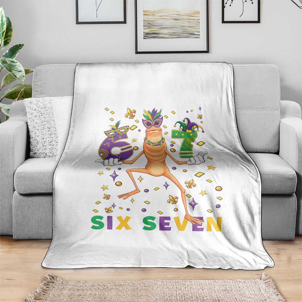 67 Mardi Gras Throw Blanket Marcus The Worm Carnival Trendy Meme TS14 Print Your Wear